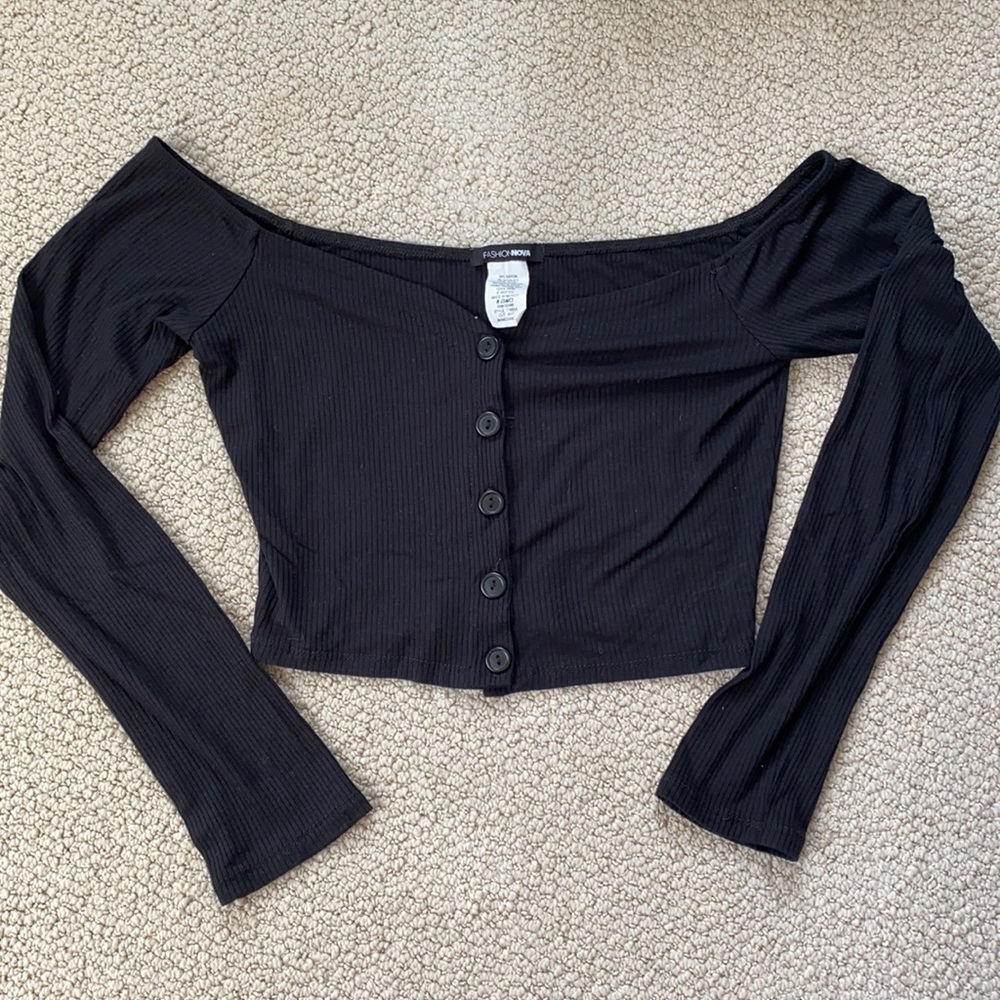 Fashion Nova Talk That Talk Off Shoulder Top